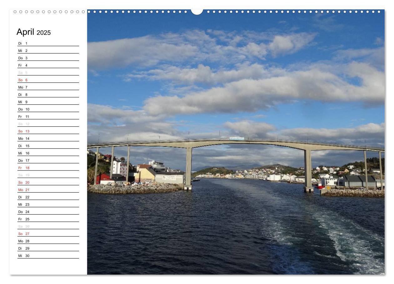 Bild: 9783435412020 | Impressionen von Norwegen entlang der Hurtigruten (Wandkalender...