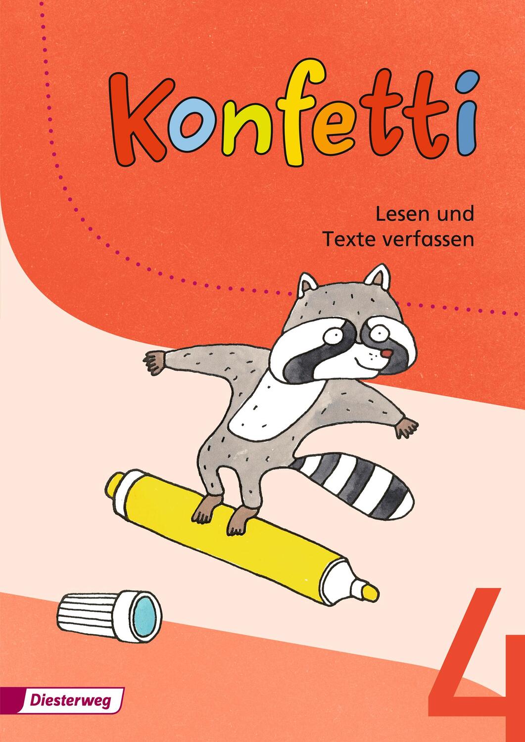 Cover: 9783425025292 | Konfetti 4. Arbeitsheft Lesen und Texte verfassen | Ausgabe 2013