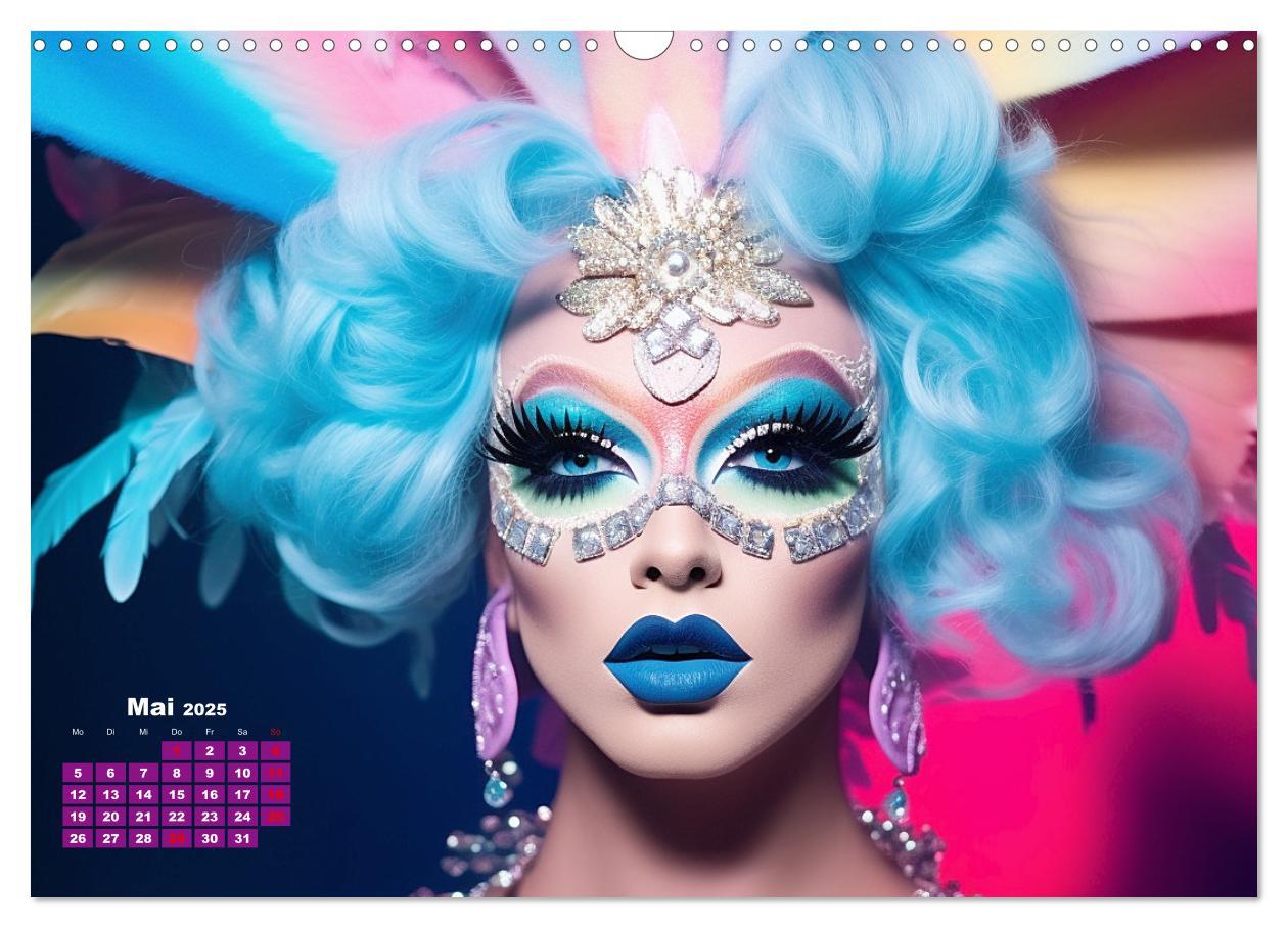 Bild: 9783383894282 | Drag Queens. Glamouröse und wunderschöne Drag-Kunst (Wandkalender...