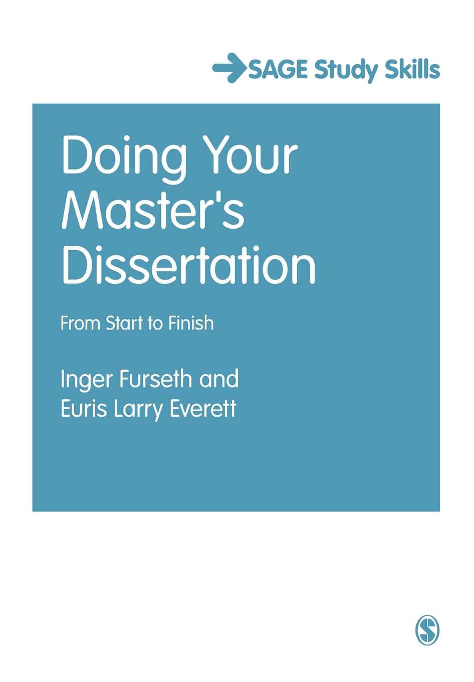 Cover: 9781446263990 | Doing Your Master's Dissertation | From Start to Finish | Taschenbuch