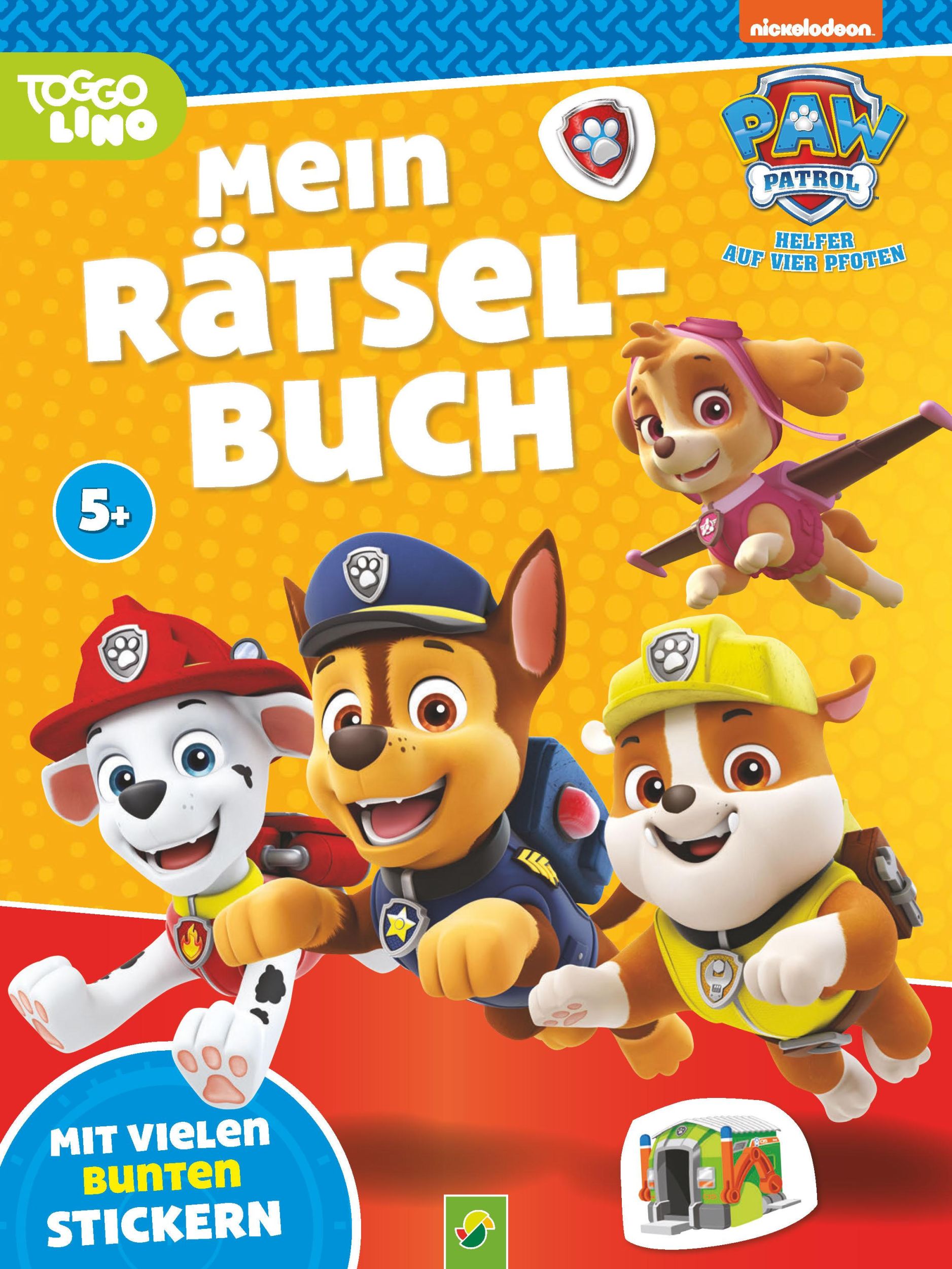 Cover: 9783849925574 | Paw Patrol Mein Rätselbuch | Mit vielen bunten Stickern Ab 5 Jahren