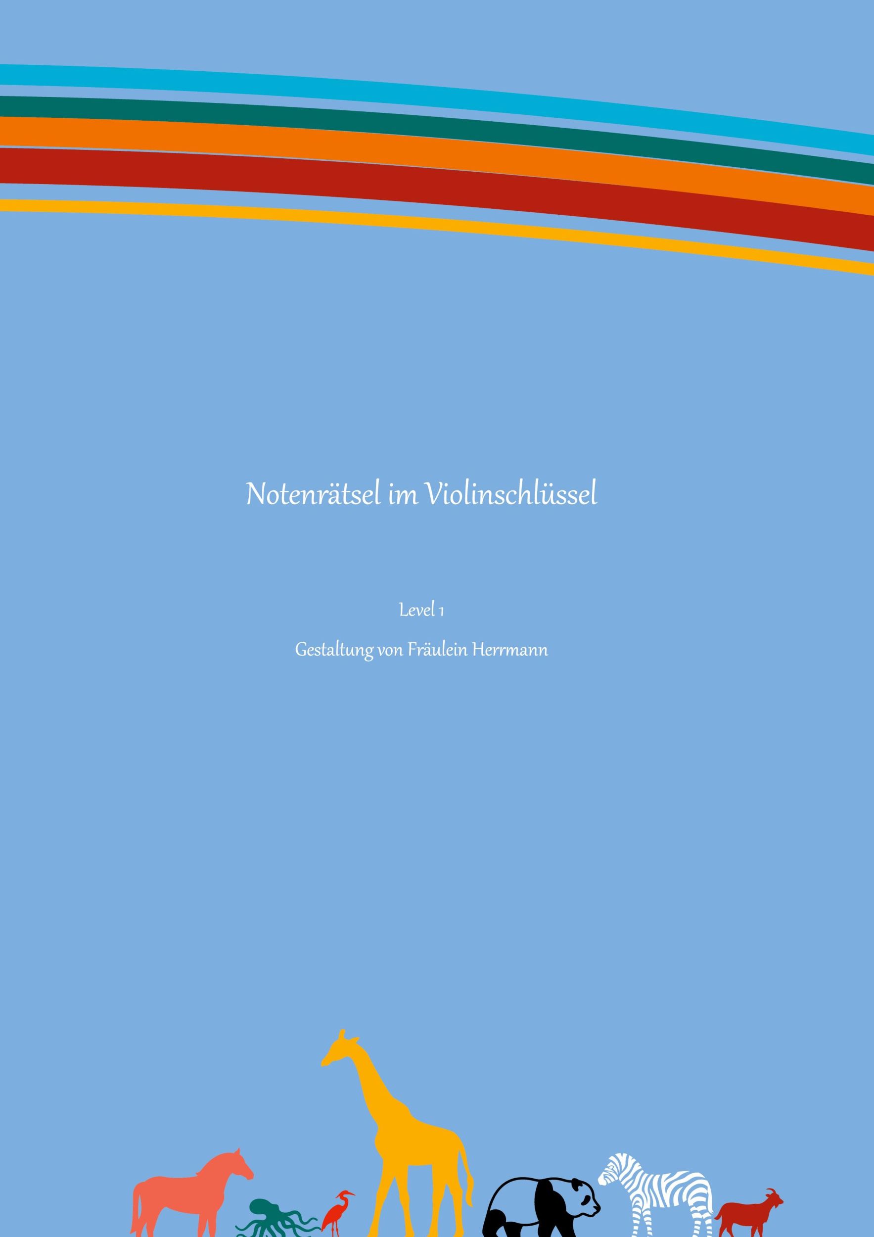 Cover: 9783756886180 | Notenrätsel im Violinschlüssel | Level 1 | Fräulein Herrmann | Buch