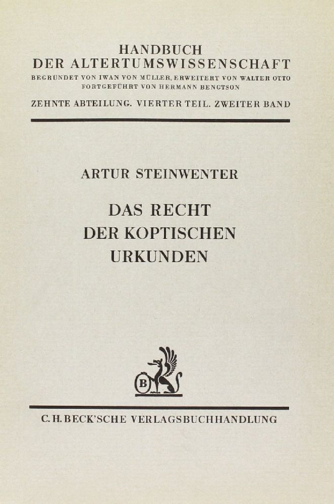 Cover: 9783406013539 | Kulturgeschichte des Alten Orients | Arabien | Adolf Grohmann | Buch