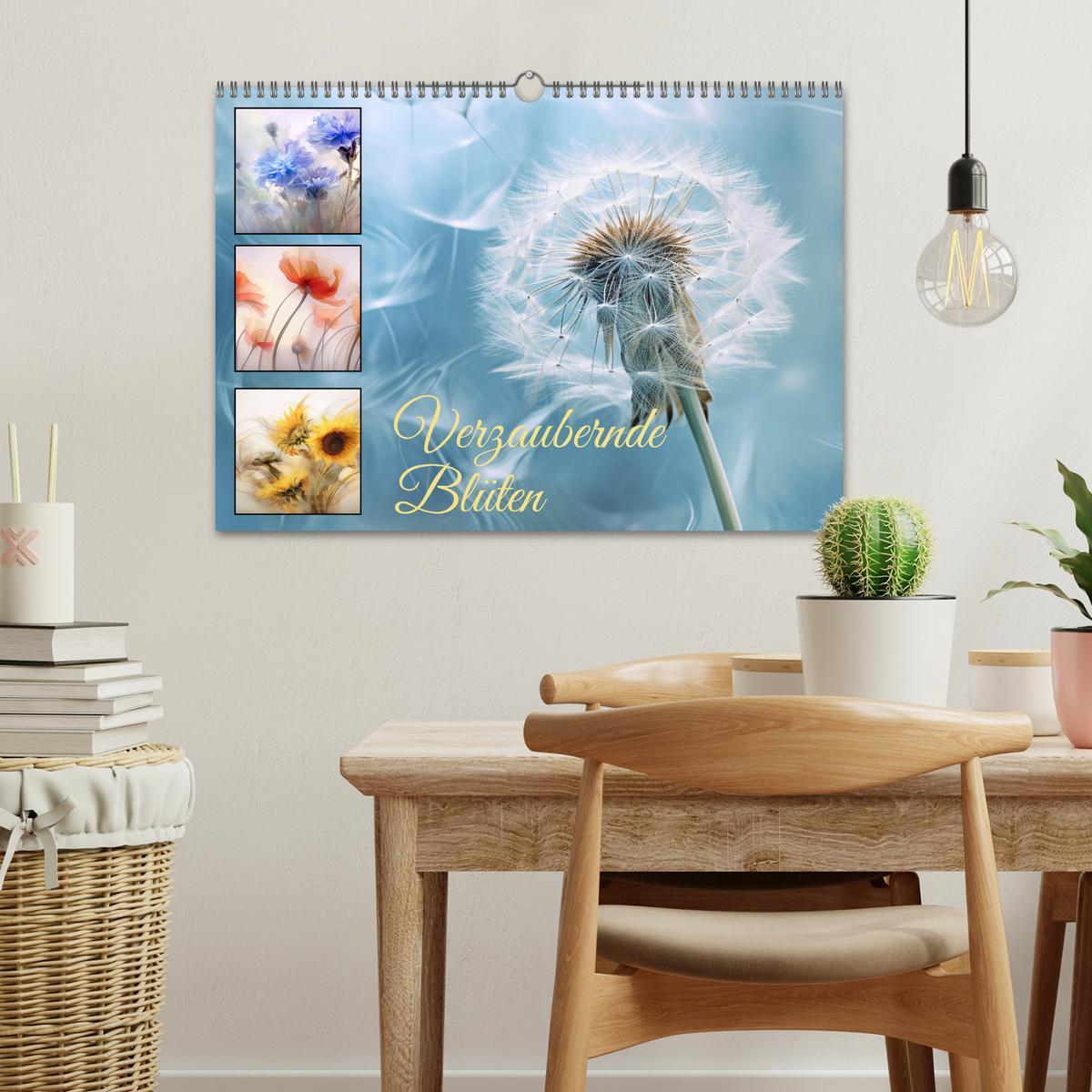 Bild: 9783383893377 | Verzaubernde Blüten (Wandkalender 2025 DIN A3 quer), CALVENDO...