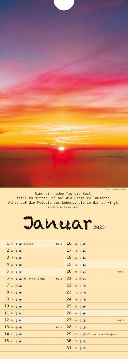 Bild: 9783948276355 | Spirit of Meditation. Kalender 2025 | Kalender | 14 S. | Deutsch