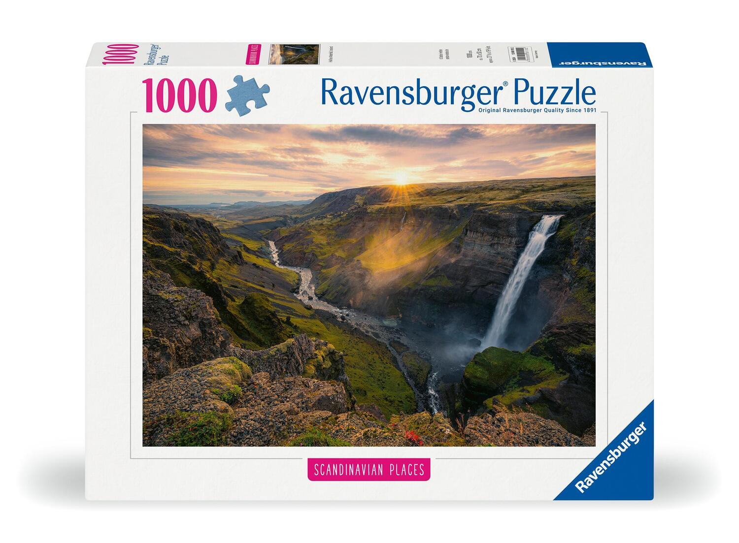 Cover: 4005555001102 | Ravensburger Puzzle Scandinavian Places 12000110 - Haifoss auf...