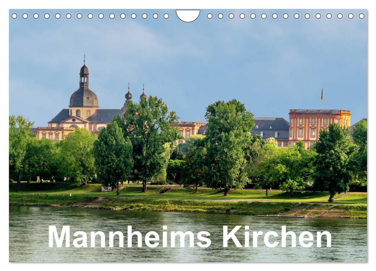 Cover: 9783435223732 | Mannheims Kirchen (Wandkalender 2025 DIN A4 quer), CALVENDO...