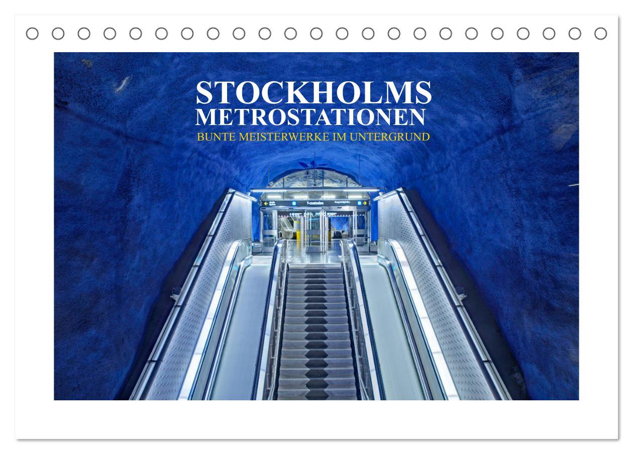 Cover: 9783435186495 | Stockholms Metrostationen - Bunte Meisterwerke im Untergrund...