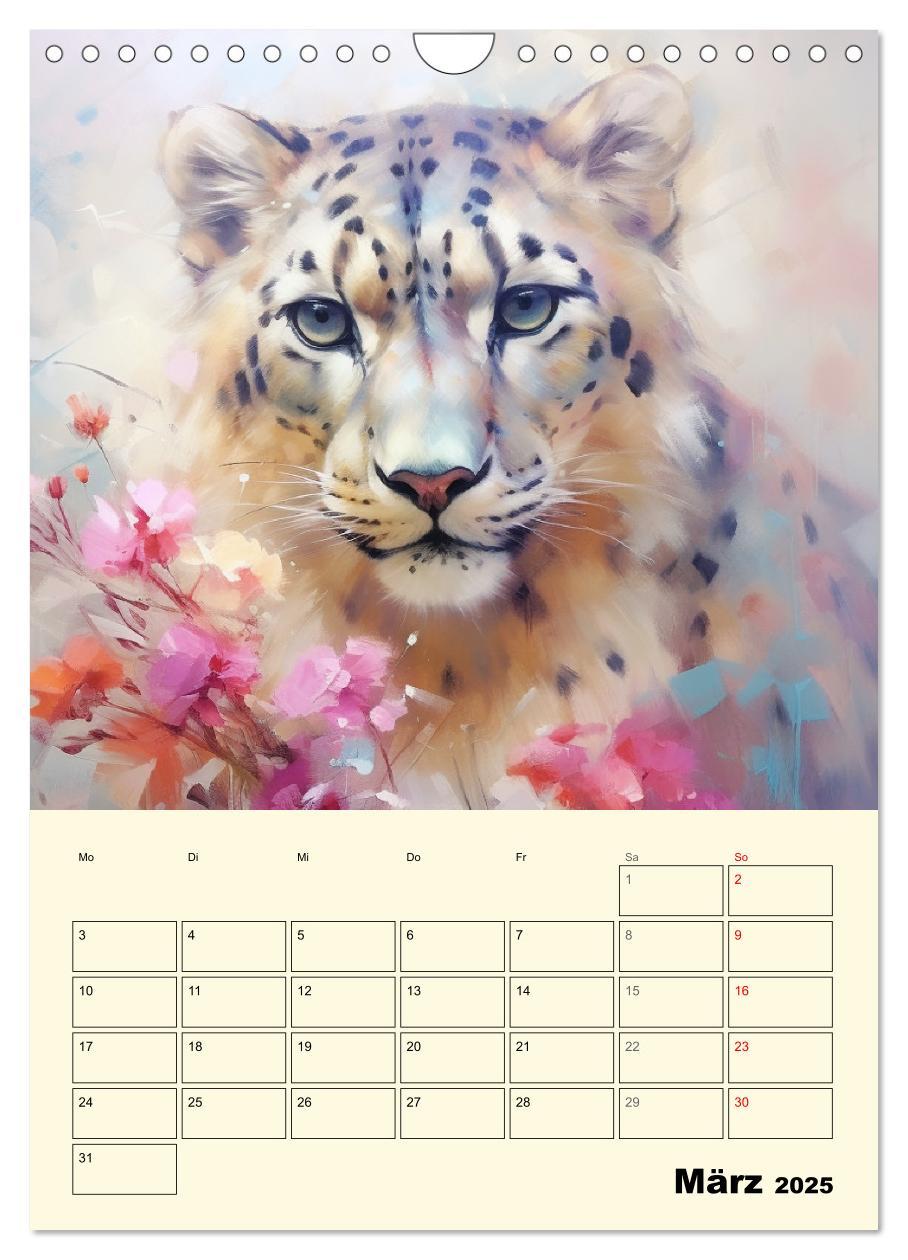 Bild: 9783435865208 | Raubkatzen. Zauberhafte Aquarelle (Wandkalender 2025 DIN A4 hoch),...