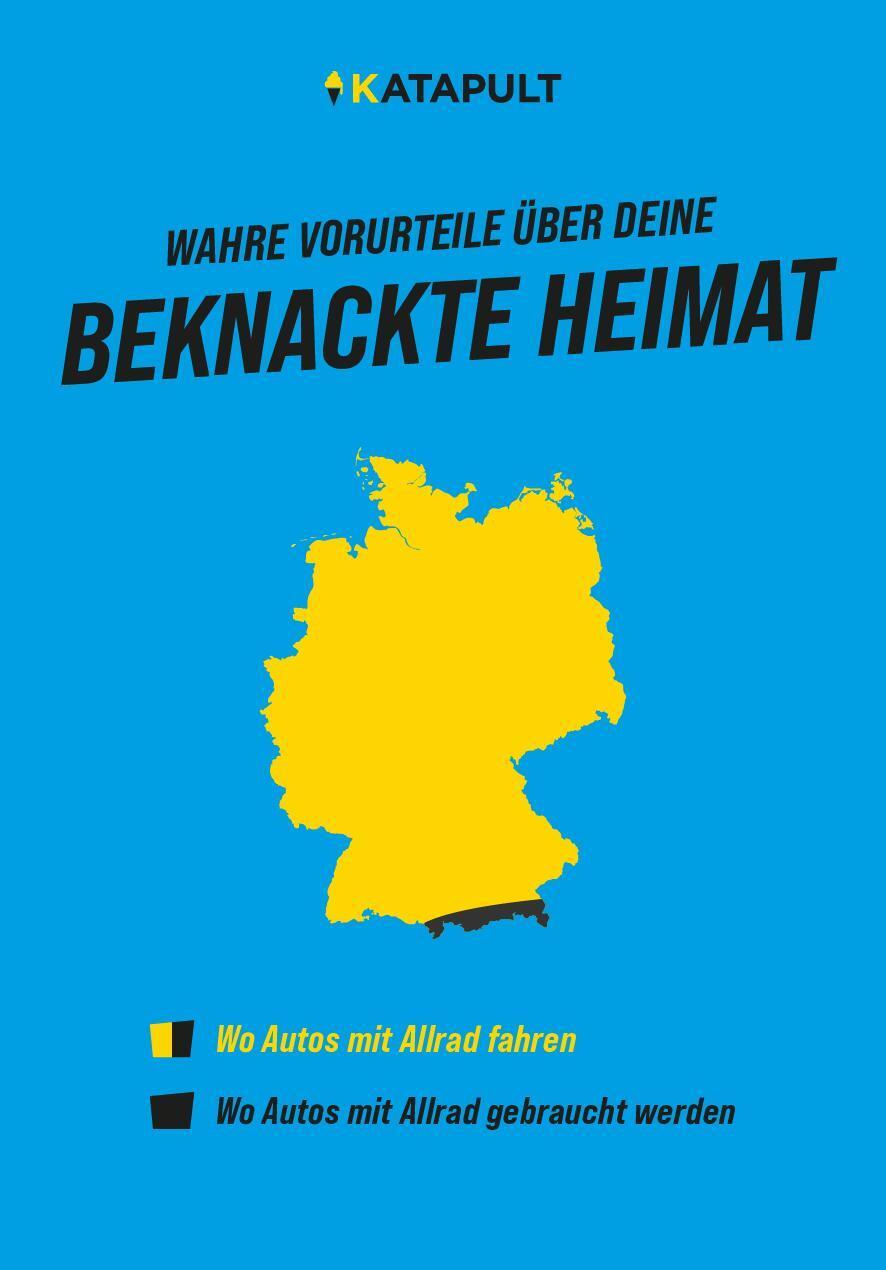 Cover: 9783948923556 | Wahre Vorurteile über deine beknackte Heimat | KATAPULT | Taschenbuch