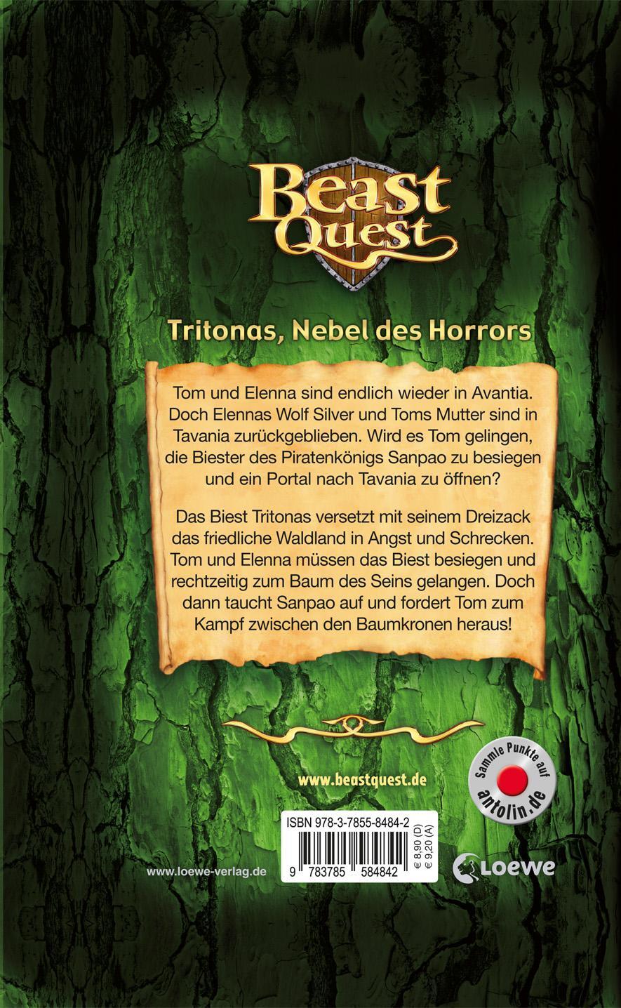 Bild: 9783785584842 | Beast Quest - Tritonas, Nebel des Horrors | Band 45 | Adam Blade