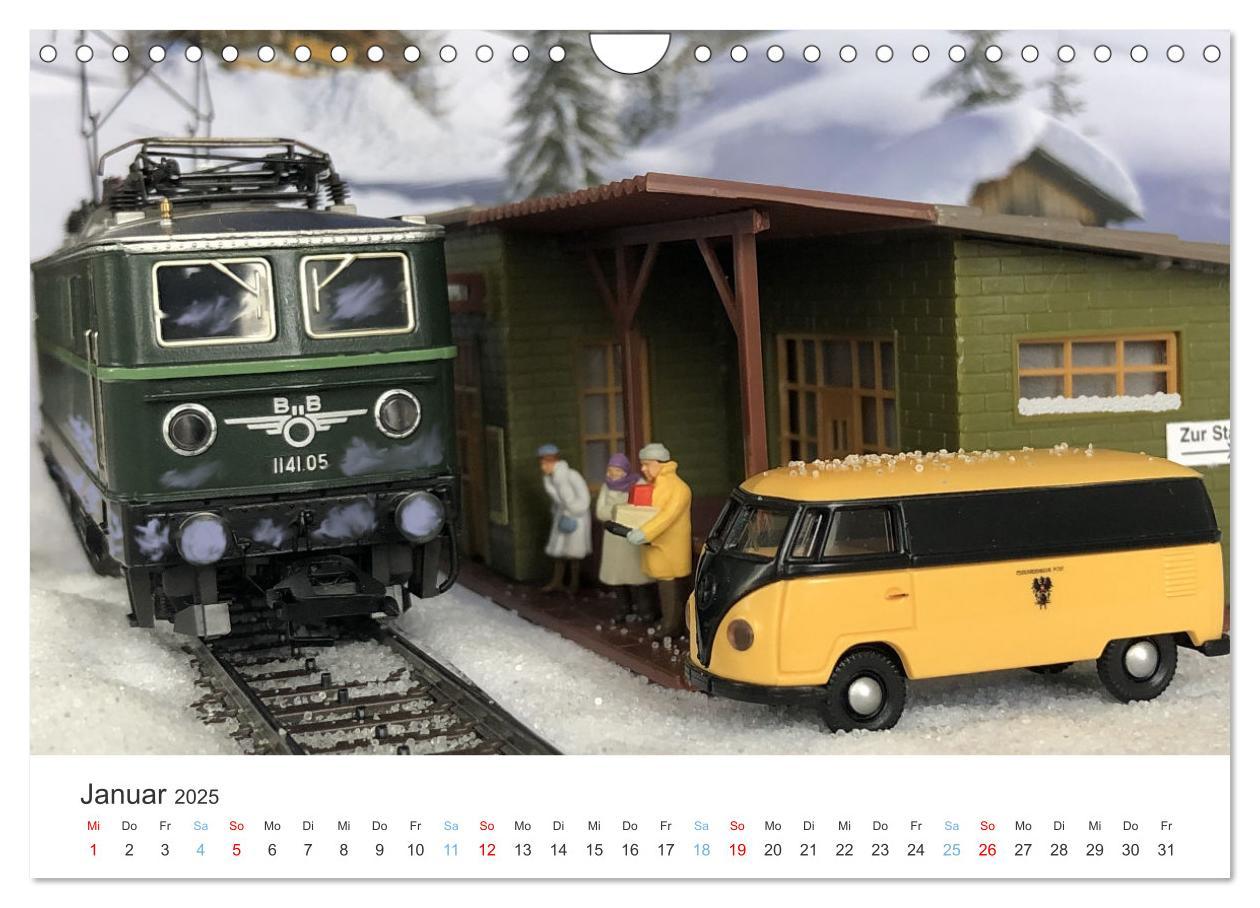 Bild: 9783435021505 | Modellbahnen aus aller Welt - H0, N, Z (Wandkalender 2025 DIN A4...