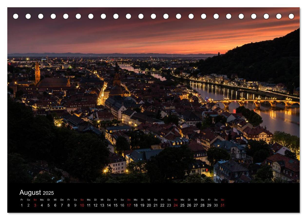 Bild: 9783435694716 | Heidelberger Stadtansichten (Tischkalender 2025 DIN A5 quer),...