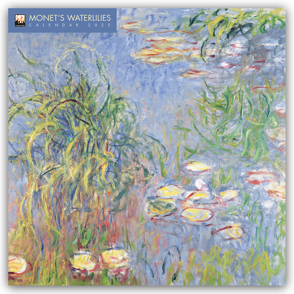 Cover: 9781835620243 | Monet's Waterlilies - Monets Seerosen 2025 | Flame Tree Publishing