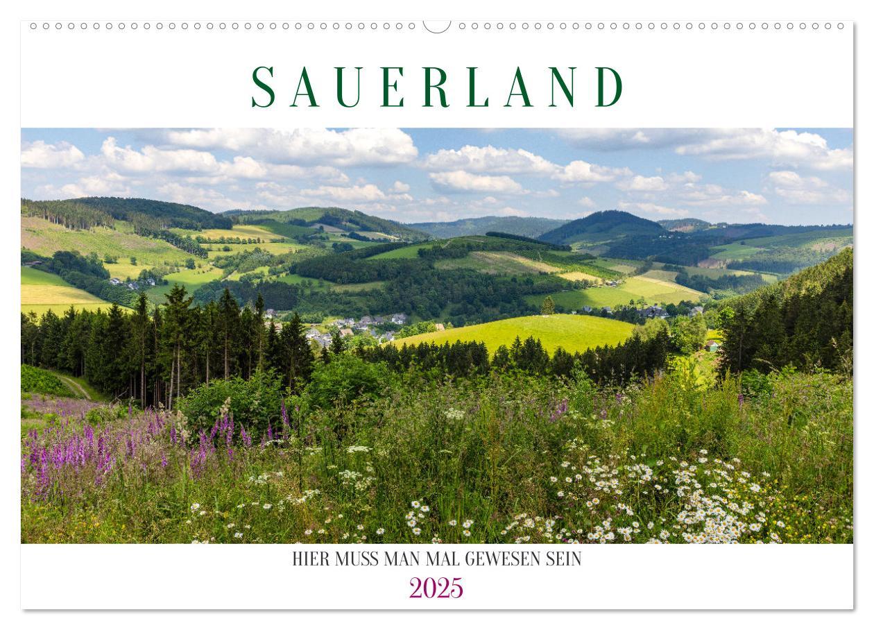 Cover: 9783457235522 | Sauerland - hier muss man mal gewesen sein (Wandkalender 2025 DIN...