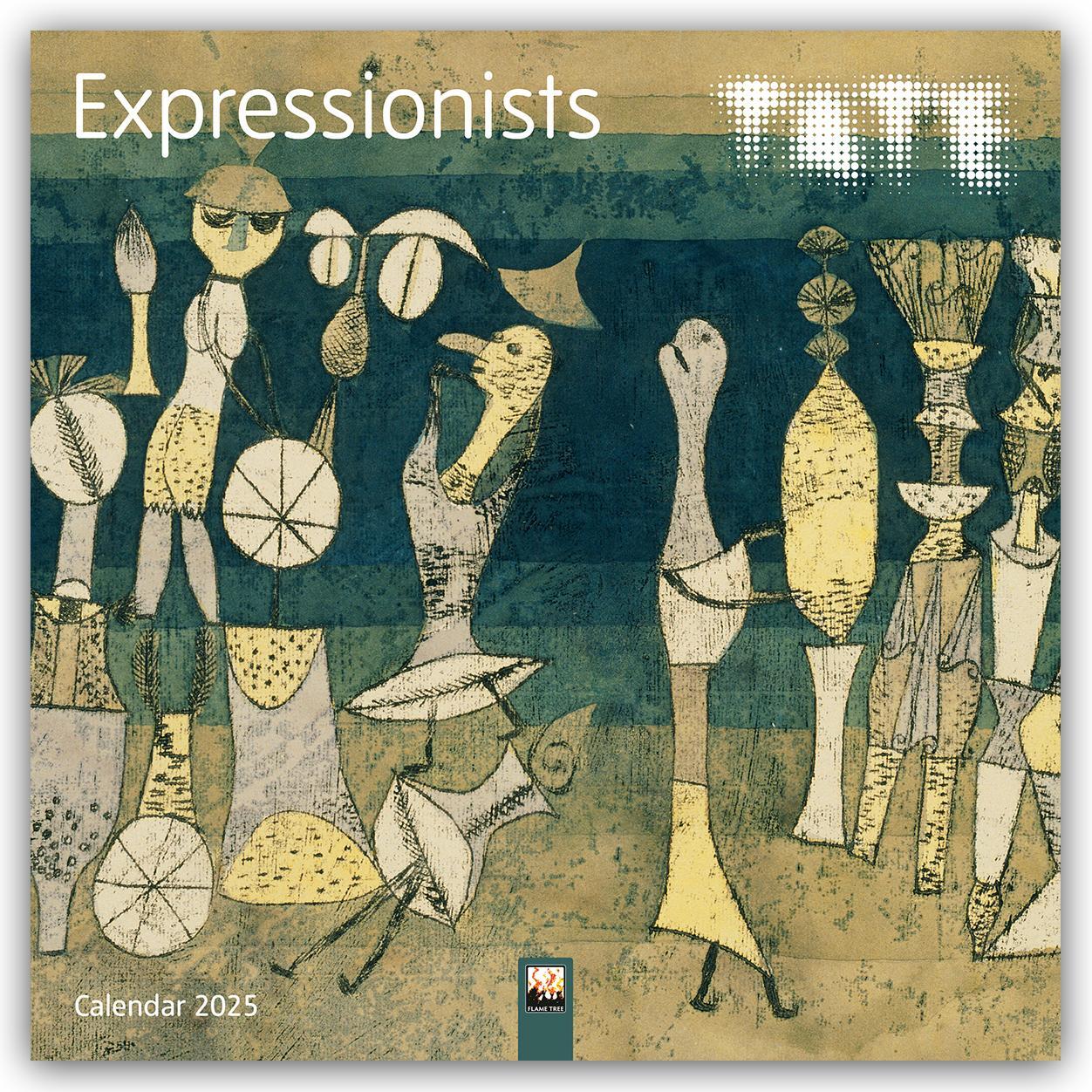 Cover: 9781835620571 | Tate: Expressionists Wall Calendar 2025 (Art Calendar) | Publishing