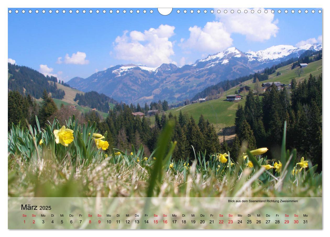 Bild: 9783435289967 | Saanenland. Ein Kalender aus dem Berner Oberland (Wandkalender 2025...