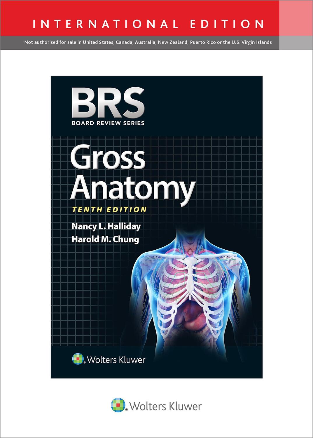 Cover: 9781975181482 | BRS Gross Anatomy (INT ED) | Nancy L. Halliday (u. a.) | Taschenbuch