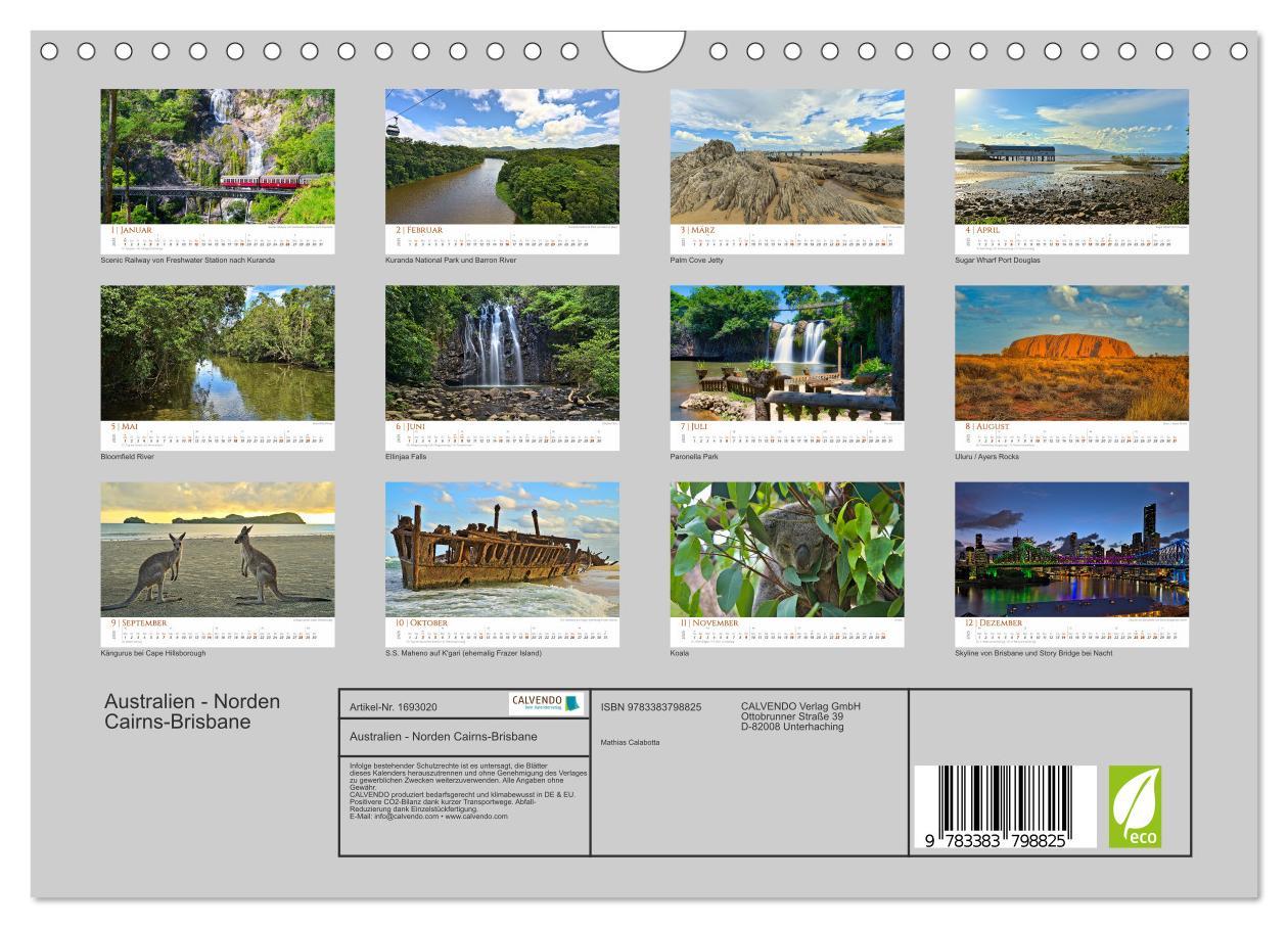 Bild: 9783383798825 | Australien - Norden Cairns-Brisbane (Wandkalender 2025 DIN A4...