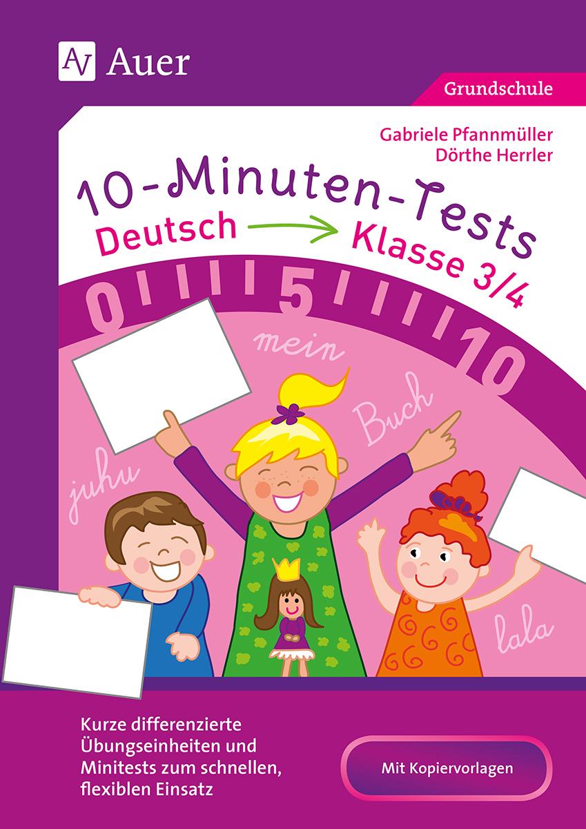 Cover: 9783403082651 | 10-Minuten-Tests Deutsch - Klasse 3/4 | Dörthe Herrler (u. a.) | 80 S.