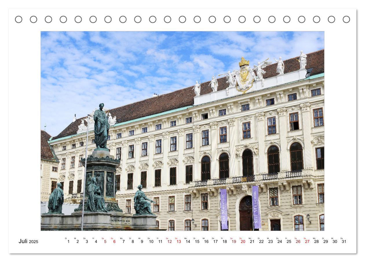 Bild: 9783457219843 | Bezauberndes Wien (Tischkalender 2025 DIN A5 quer), CALVENDO...