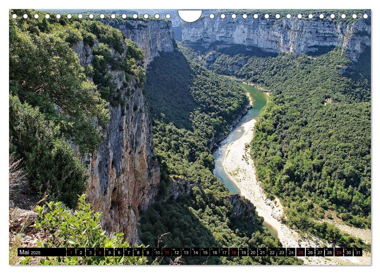 Bild: 9783435533862 | Ardèche, Grand Canyon Europas (Wandkalender 2025 DIN A4 quer),...