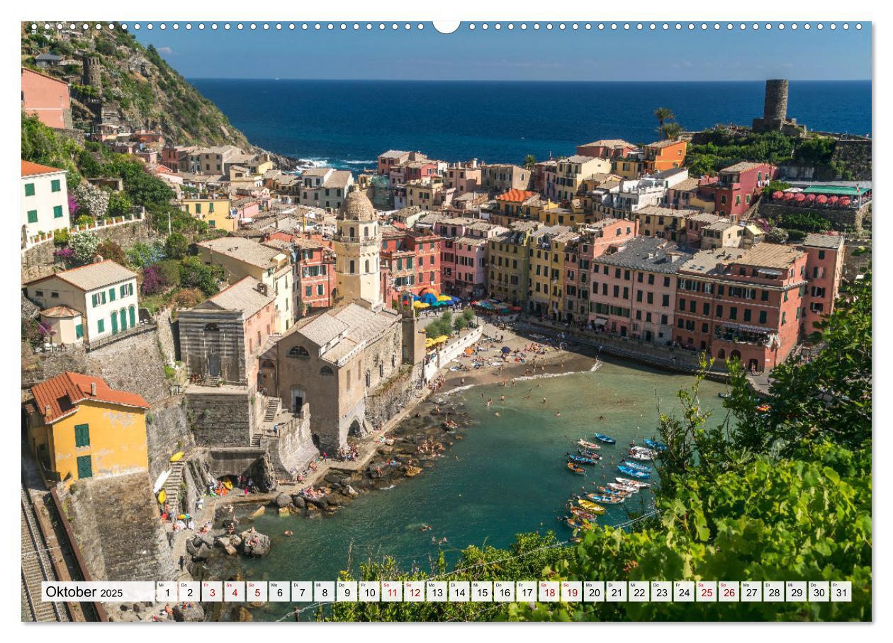 Bild: 9783383840579 | Die Italienische Riviera - Ligurien (Wandkalender 2025 DIN A2...