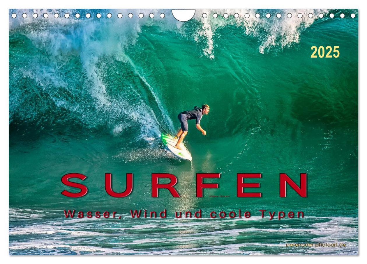 Cover: 9783435470907 | Surfen - Wasser, Wind und coole Typen (Wandkalender 2025 DIN A4...