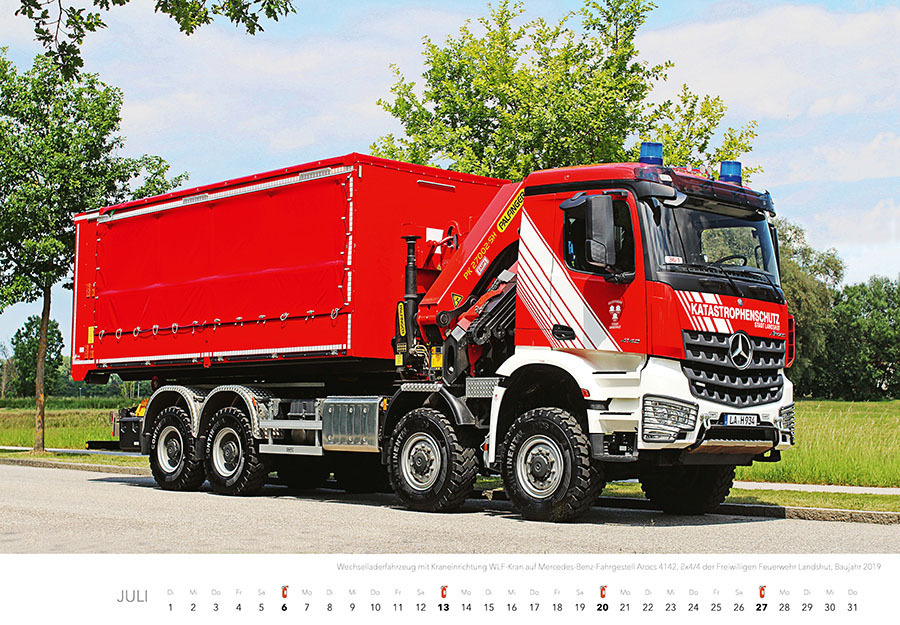 Bild: 9783966648165 | Feuerwehr Kalender 2025 Wandkalender | Hans-Joachim Profeld | Kalender