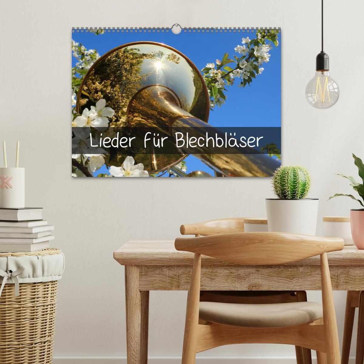 Bild: 9783435229512 | Lieder für Blechbläser (Wandkalender 2025 DIN A3 quer), CALVENDO...