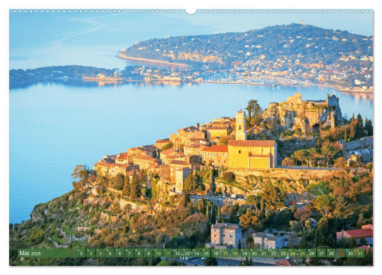 Bild: 9783383776649 | Lebendige Cote d'Azur: Die azurblaue Küste (Wandkalender 2025 DIN...