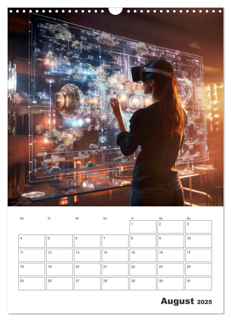 Bild: 9783435850020 | METAVERSE Cooler Terminplaner (Wandkalender 2025 DIN A3 hoch),...