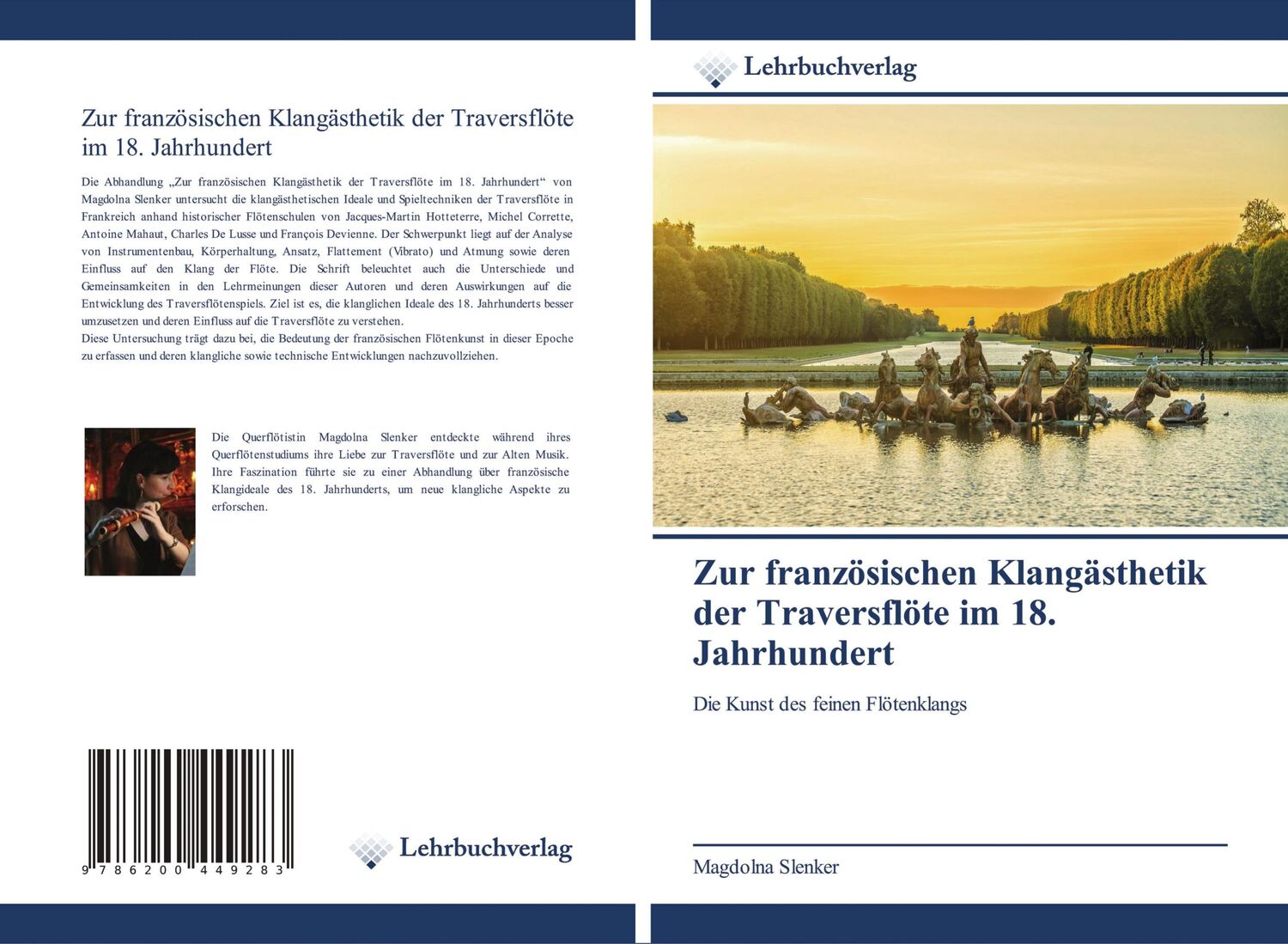 Cover: 9786200449283 | Zur französischen Klangästhetik der Traversflöte im 18. Jahrhundert