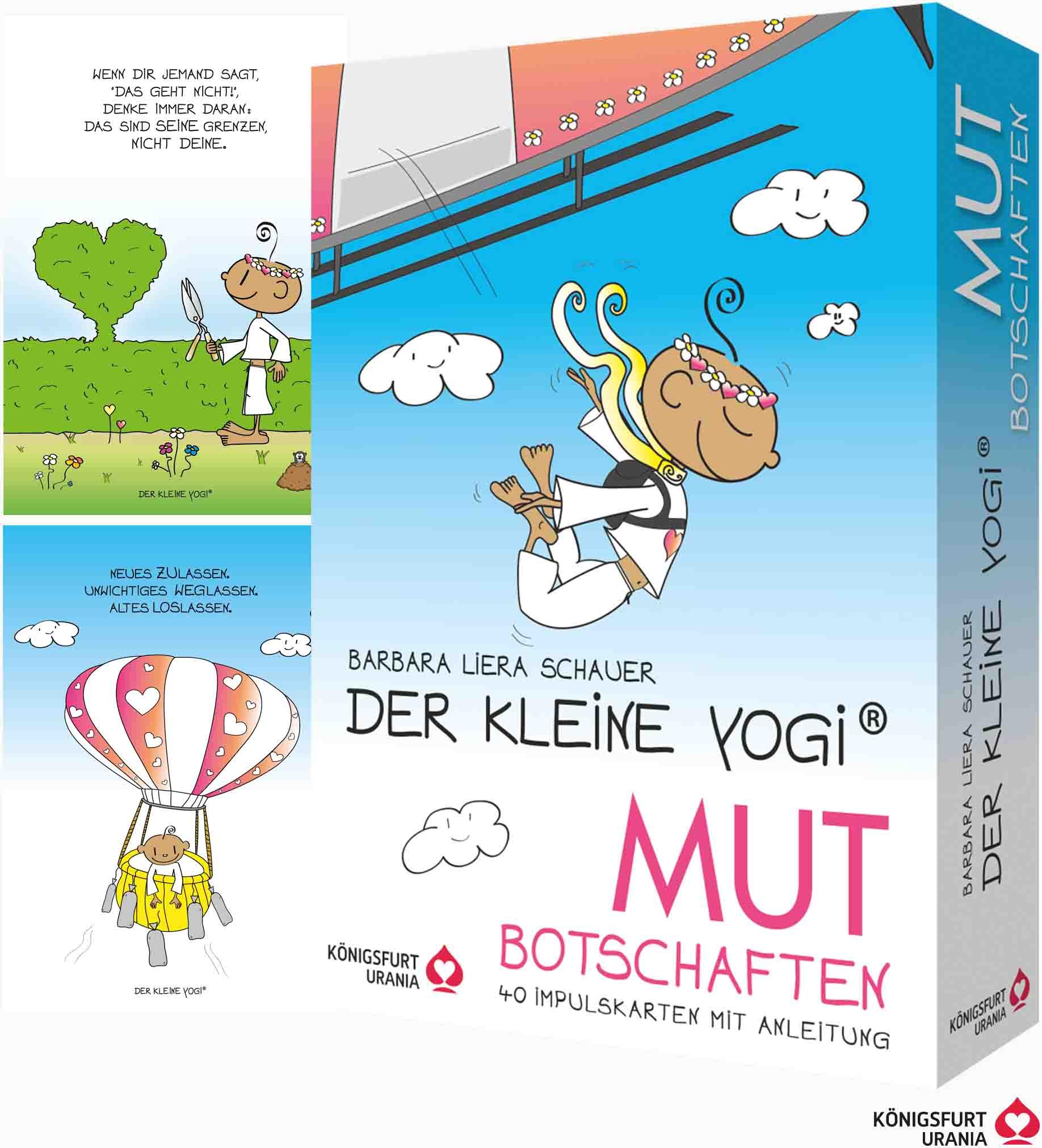 Cover: 9783868262001 | Der kleine Yogi - Mut Botschaften | Barbara Liera Schauer | Buch