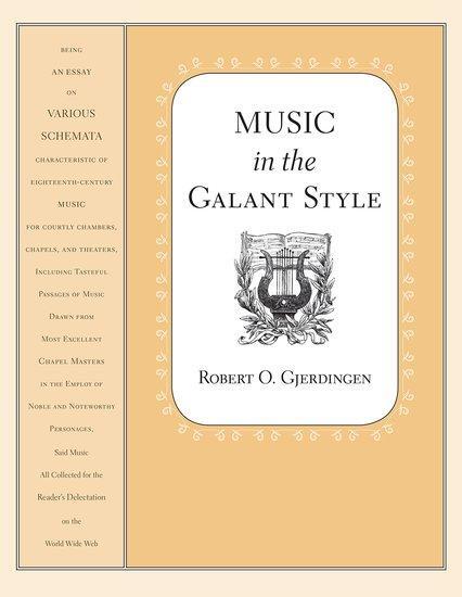 Cover: 9780190095819 | Music in the Galant Style | Robert Gjerdingen | Taschenbuch | Buch