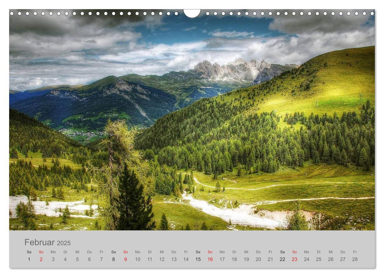 Bild: 9783435809059 | Südtirol - Gröden und Alta Badia (Wandkalender 2025 DIN A3 quer),...