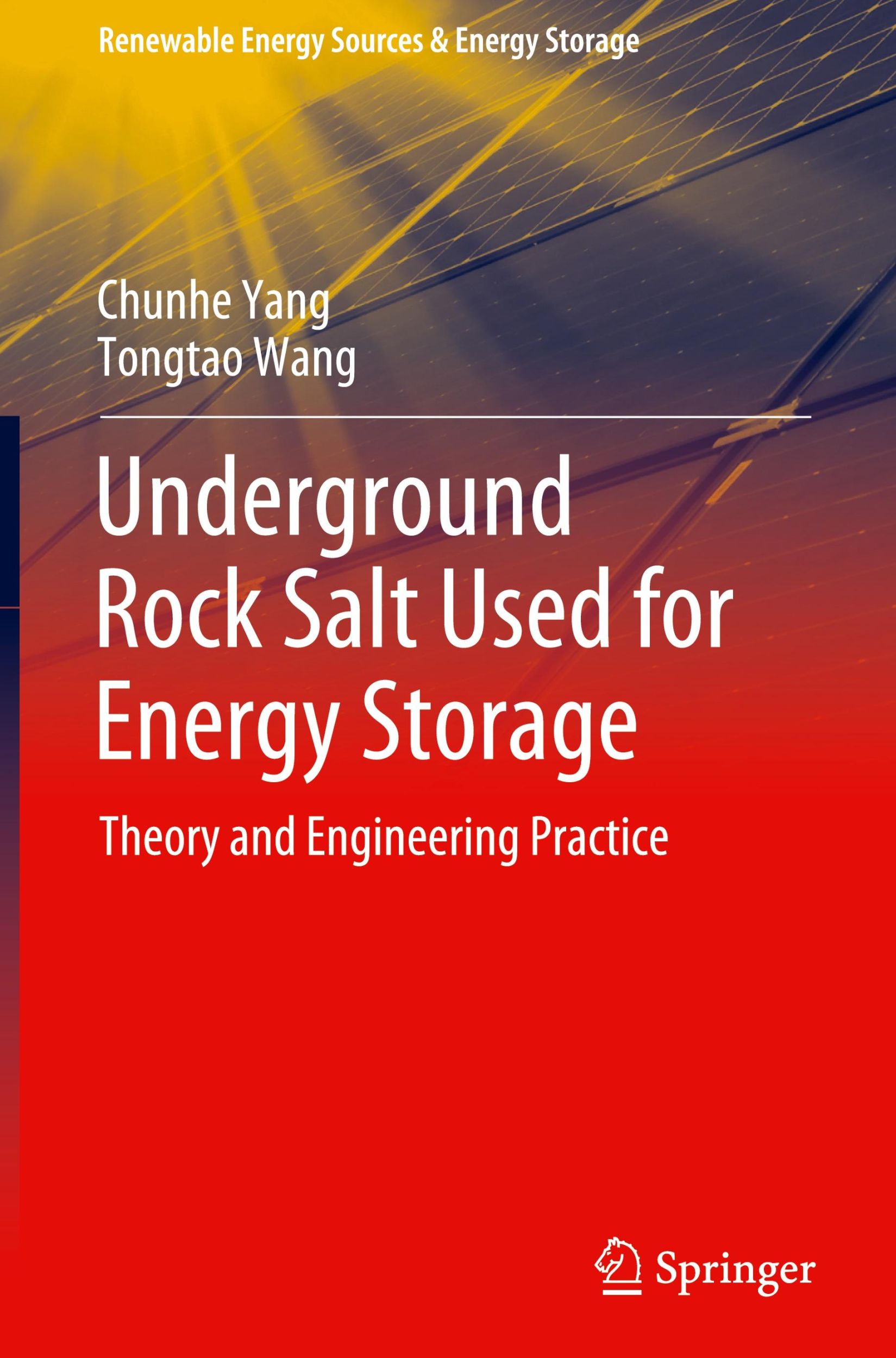 Cover: 9789819781553 | Underground Rock Salt Used for Energy Storage | Tongtao Wang (u. a.)