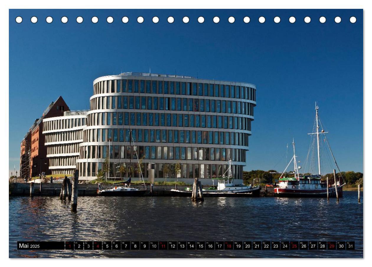 Bild: 9783435548613 | Ostseeperle Rostock (Tischkalender 2025 DIN A5 quer), CALVENDO...