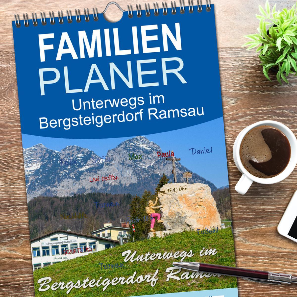 Bild: 9783457102343 | Familienplaner 2025 - Unterwegs im Bergsteigerdorf Ramsau mit 5...