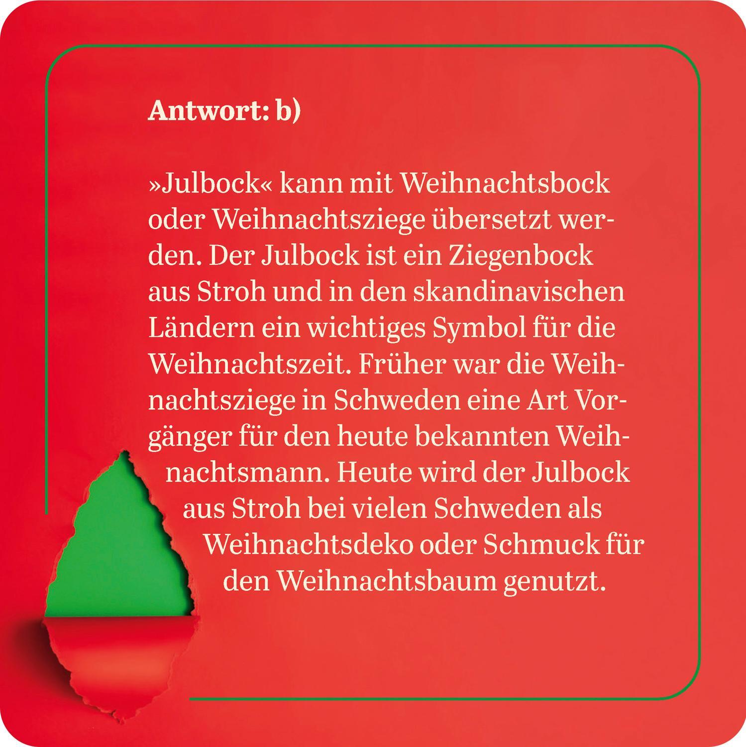 Bild: 9783747205556 | Das Weihnachts-Quiz | Box mit 66 Spielkarten und Anleitung | Büttner