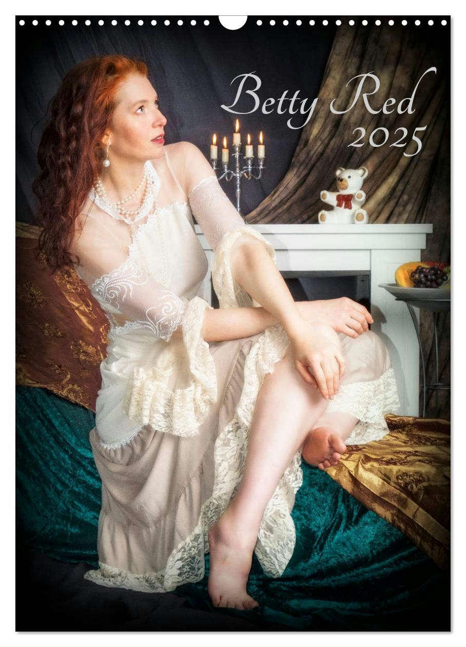 Cover: 9783435956173 | Betty Red (Wandkalender 2025 DIN A3 hoch), CALVENDO Monatskalender