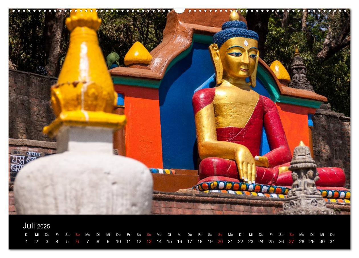 Bild: 9783435567560 | Namaste Nepal (Wandkalender 2025 DIN A2 quer), CALVENDO Monatskalender