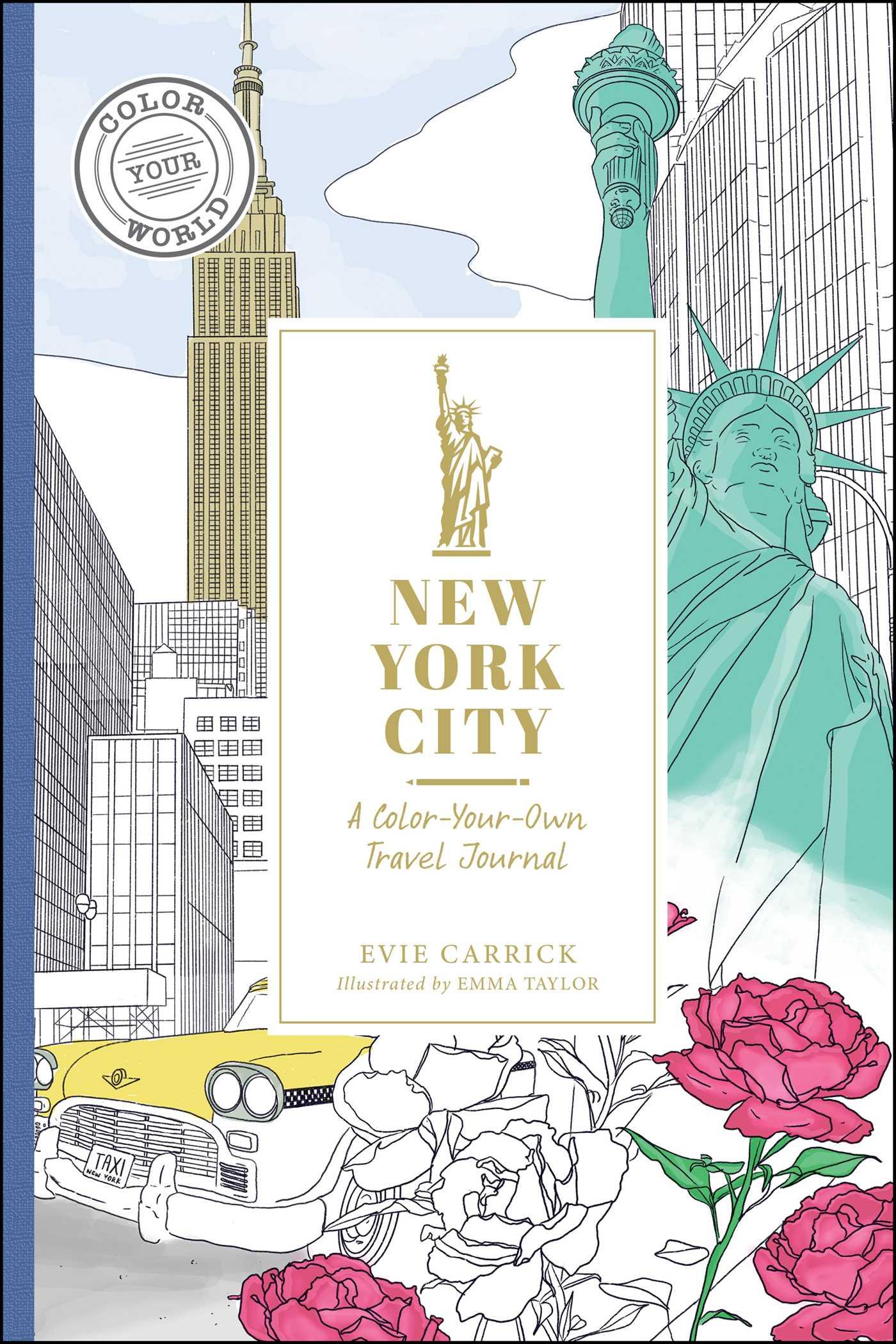 Cover: 9781507221471 | New York City | A Color-Your-Own Travel Journal | Evie Carrick | Buch