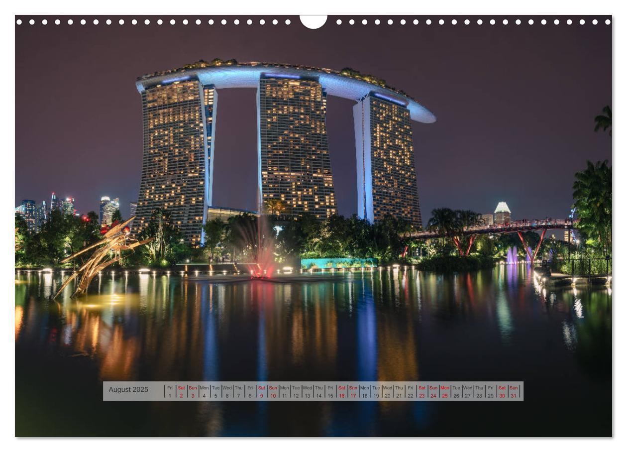 Bild: 9781325945061 | Discover Singapore (Wall Calendar 2025 DIN A3 landscape), CALVENDO...