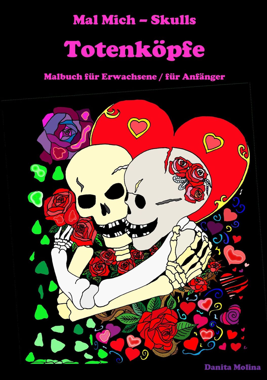 Cover: 9783743177659 | Mal Mich - Skulls - Malbuch für Erwachsene | Totenköpfe Ausmalbuch