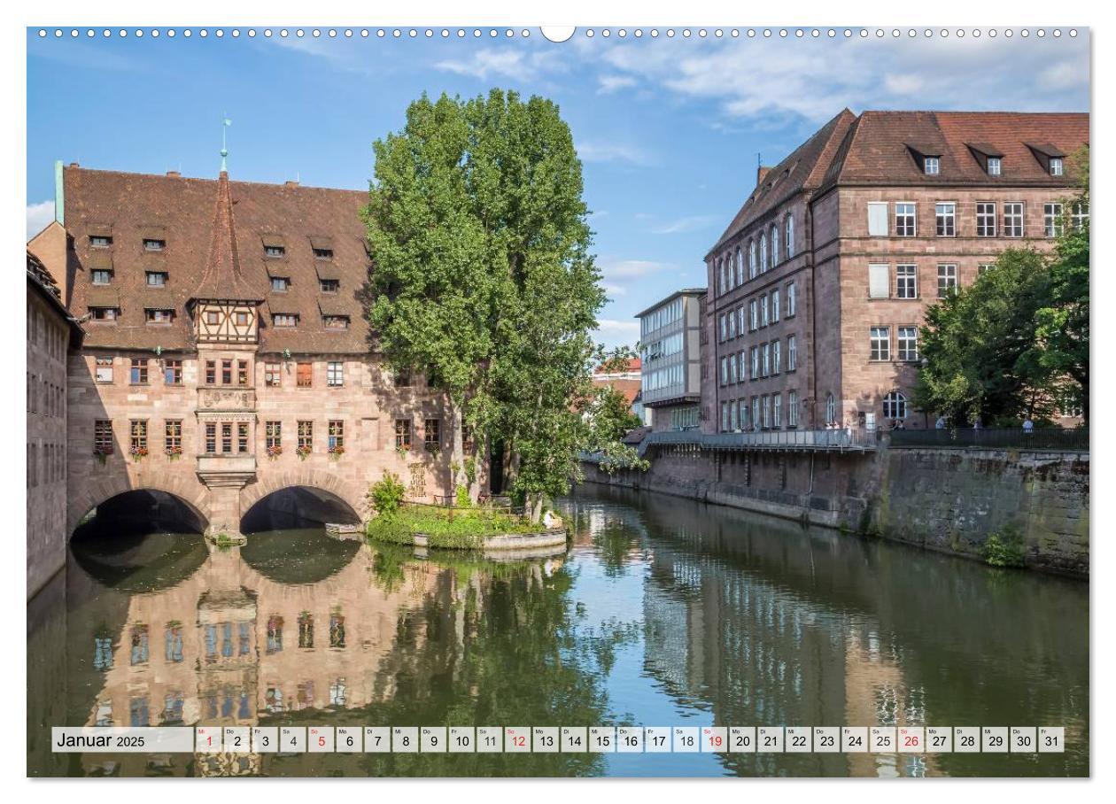 Bild: 9783435591619 | NÜRNBERG Historisches Stadtherz (Wandkalender 2025 DIN A2 quer),...