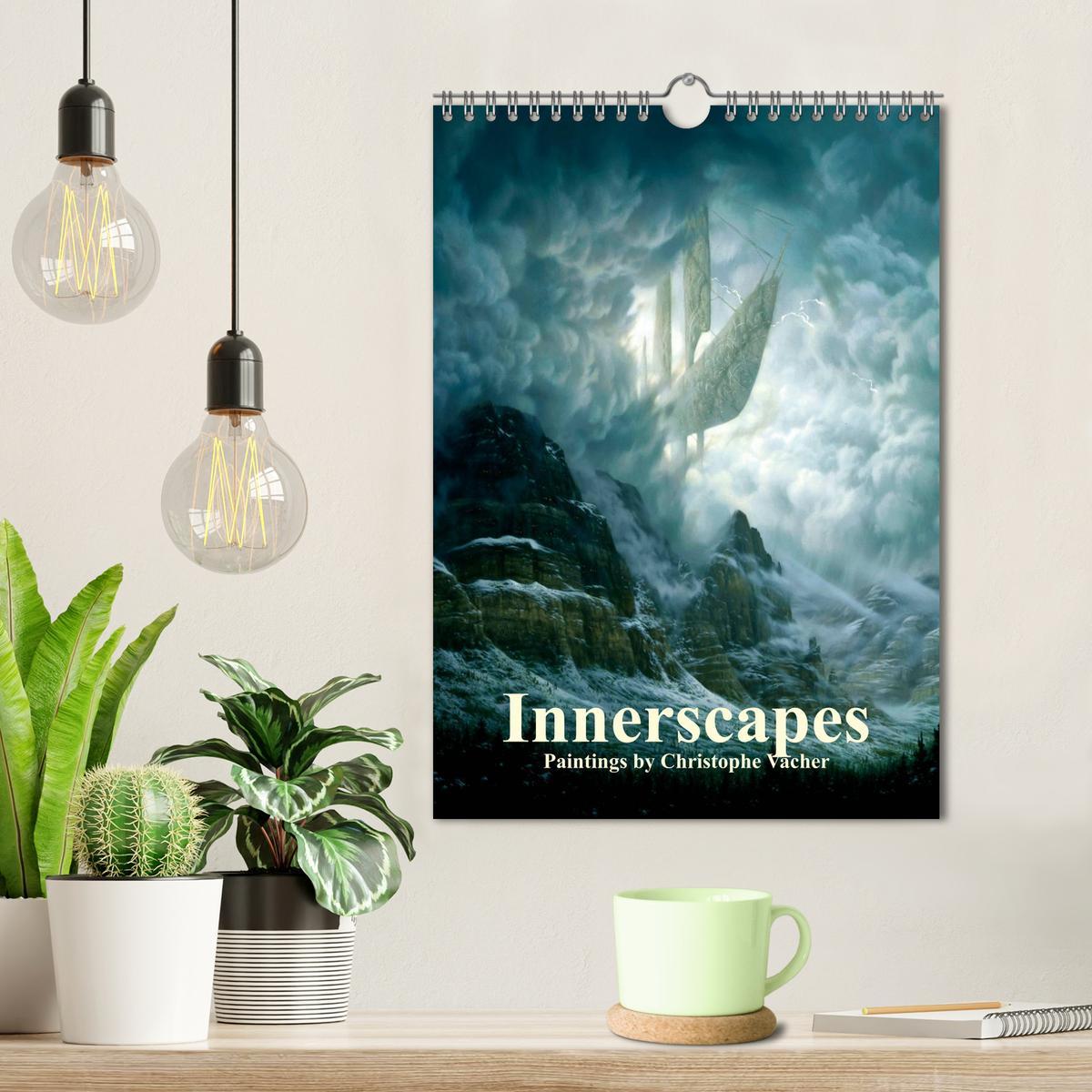 Bild: 9781325976904 | INNERSCAPES Fantasy Paintings by Christophe Vacher (Wall Calendar...