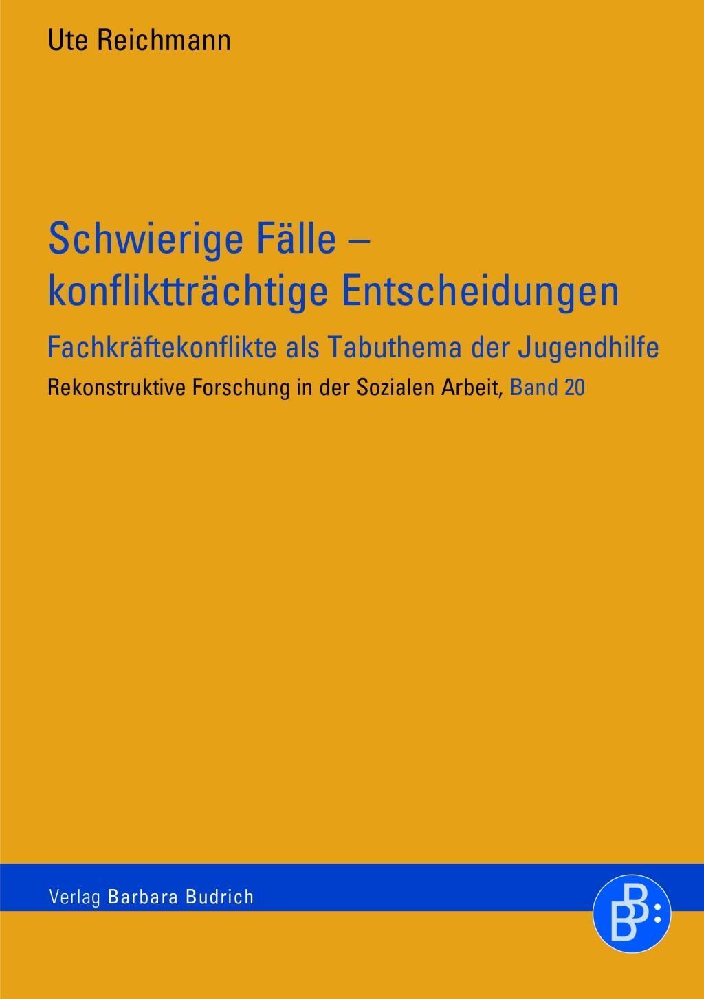 Cover: 9783847421733 | Schwierige Fälle - konfliktträchtige Entscheidungen | Ute Reichmann