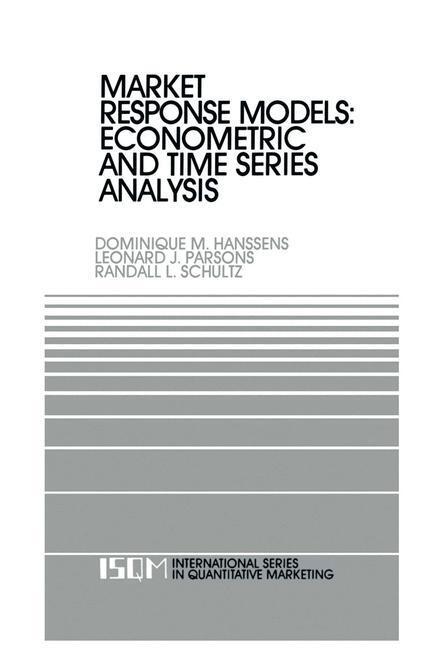 Cover: 9789401069724 | Market Response Models: Econometric and Time Series Analysis | Buch