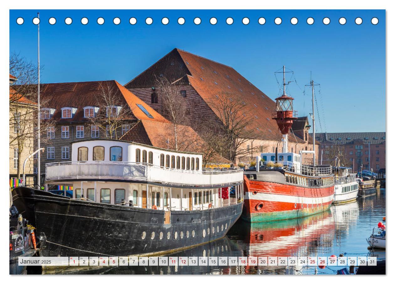 Bild: 9783383911149 | KOPENHAGEN Malerisches Stadtherz (Tischkalender 2025 DIN A5 quer),...